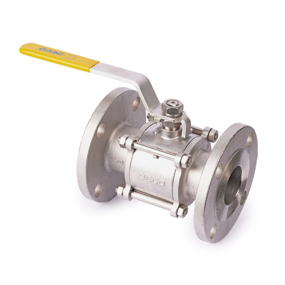 Three Piece Design Ball Valve (FB) Flanged End Connection
